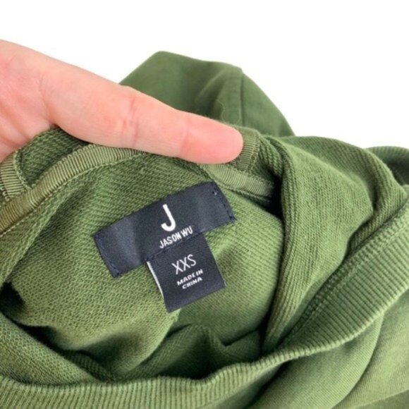 Jason Wu Green Hoodie Sweatshirt - Picture 5 of 6
